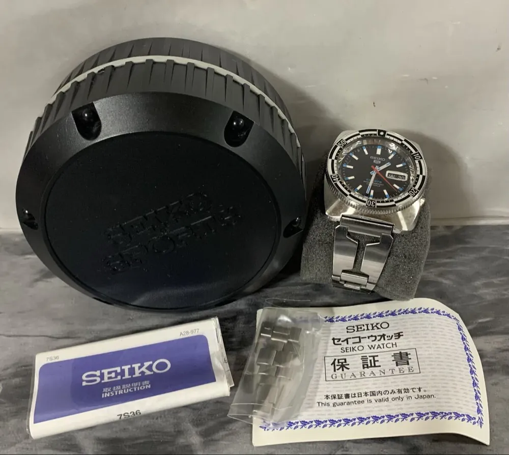 SEIKO 5 SPORTS 7S36-0070 表盘正面