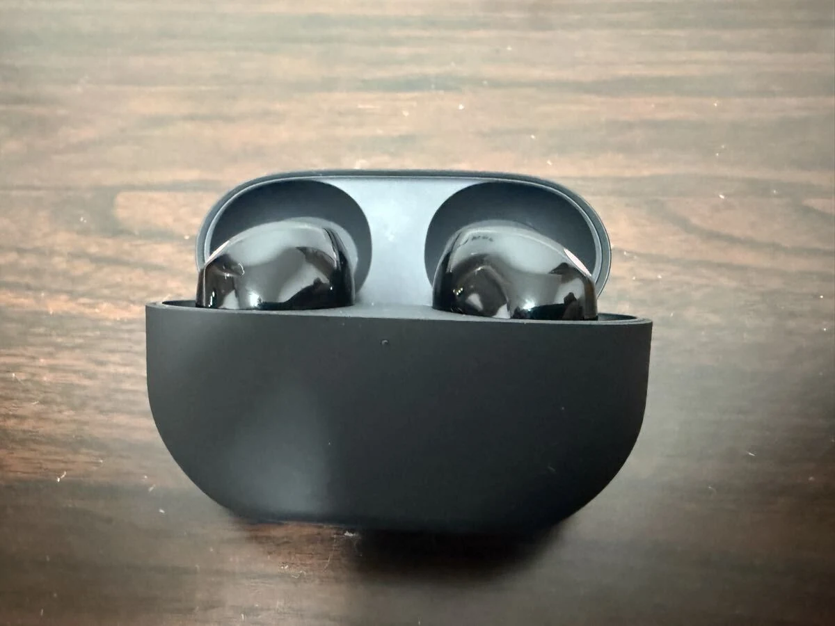 SONY WF-1000XM5 黑色主体左右视图