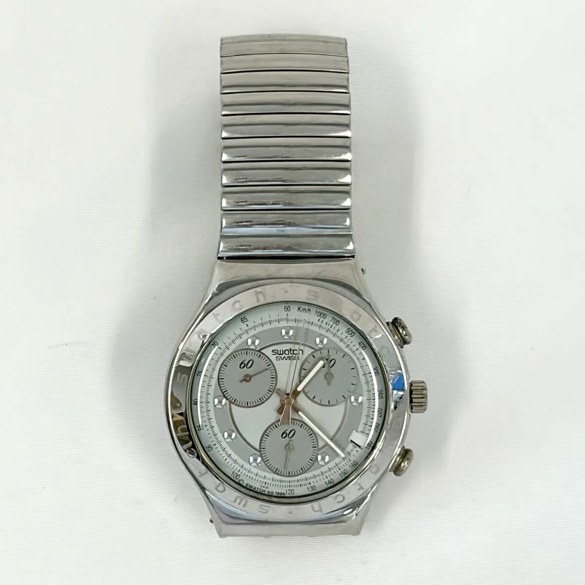 Swatch IRONY Chronograph 腕表正面照片