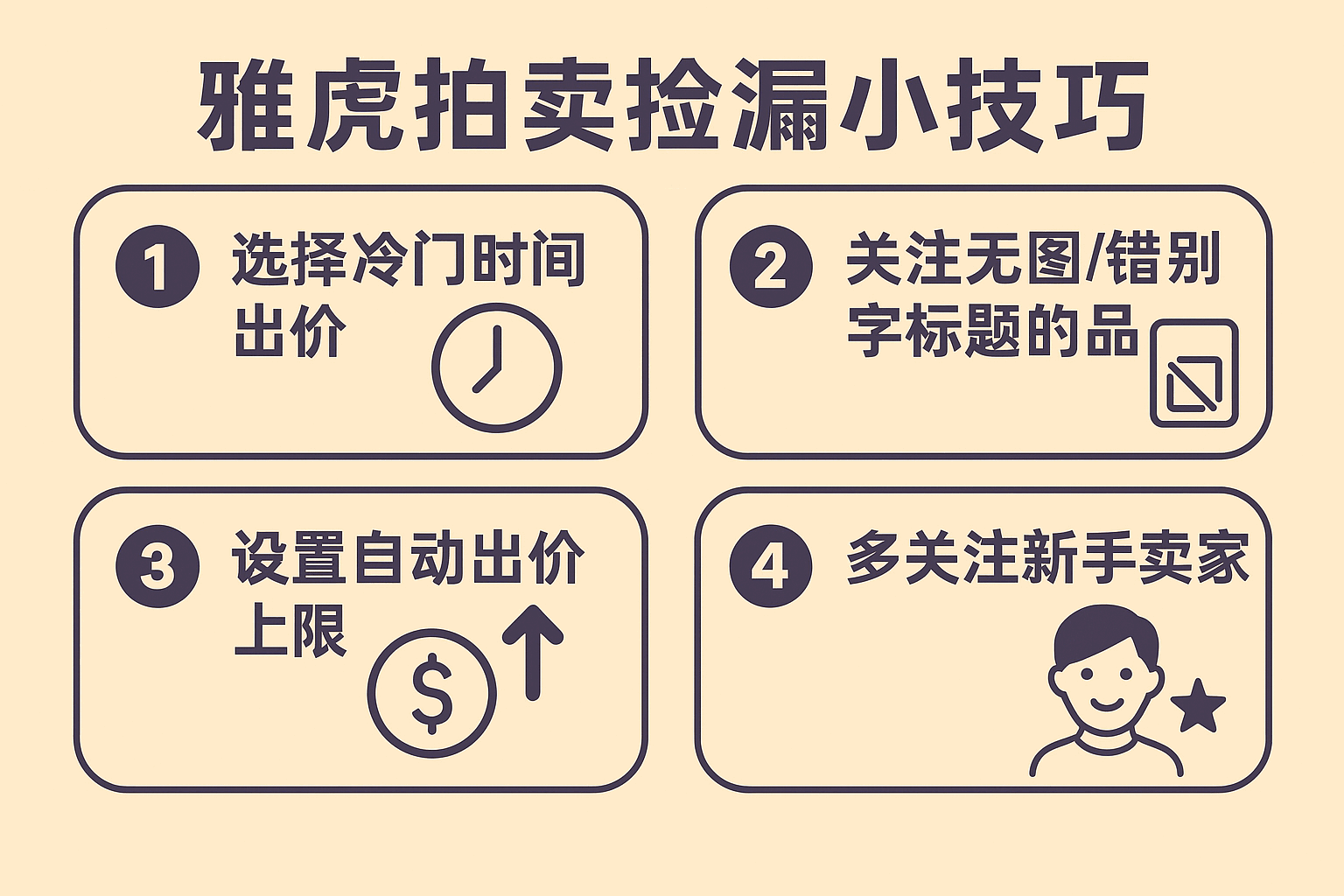 雅虎拍卖捡漏小技巧