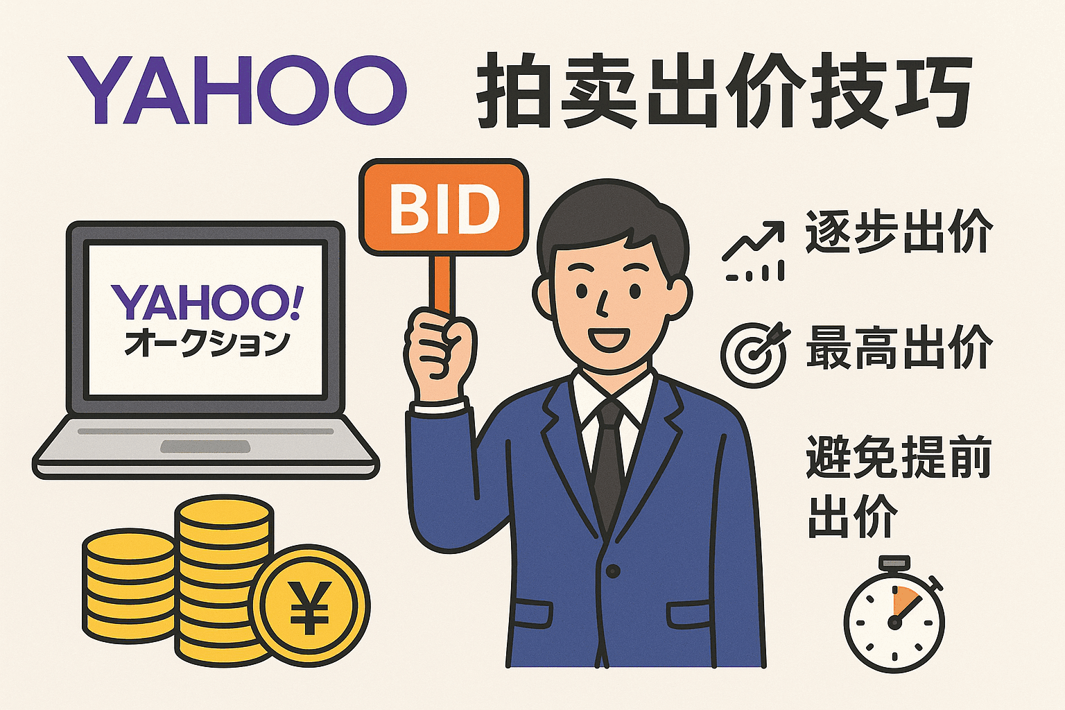 雅虎拍卖出价后立马被超？最后30秒怎么出价？原因+解决方法一次看懂
