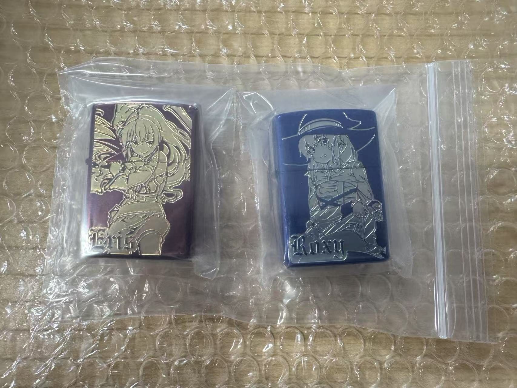 Zippo无职转生联名款打火机Lilia和Roxy雕刻版