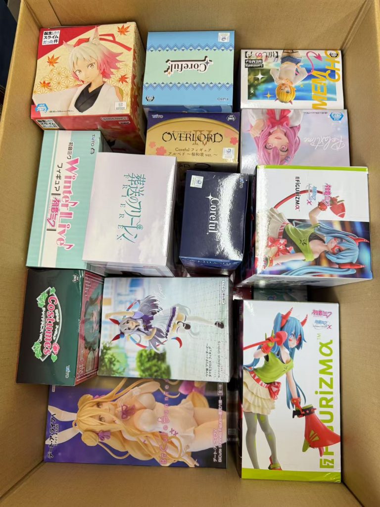 【开箱测评】日本手办代购实录:一整箱精品手办到手,太香了!_樱花直邮