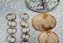 【开箱测评】浮雕贝壳胸针批量实拍：来自意大利的古典艺术，每一枚都值得收藏！_樱花直邮