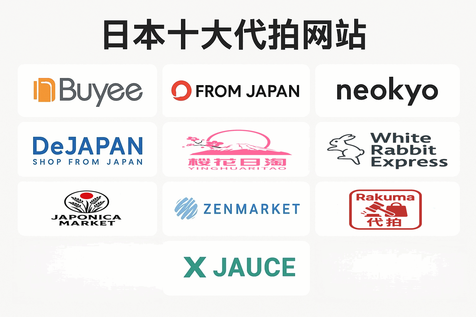 哪家强？日本十大代拍网站横向对比：手续费、物流、客服全解析，帮你避坑省钱！
