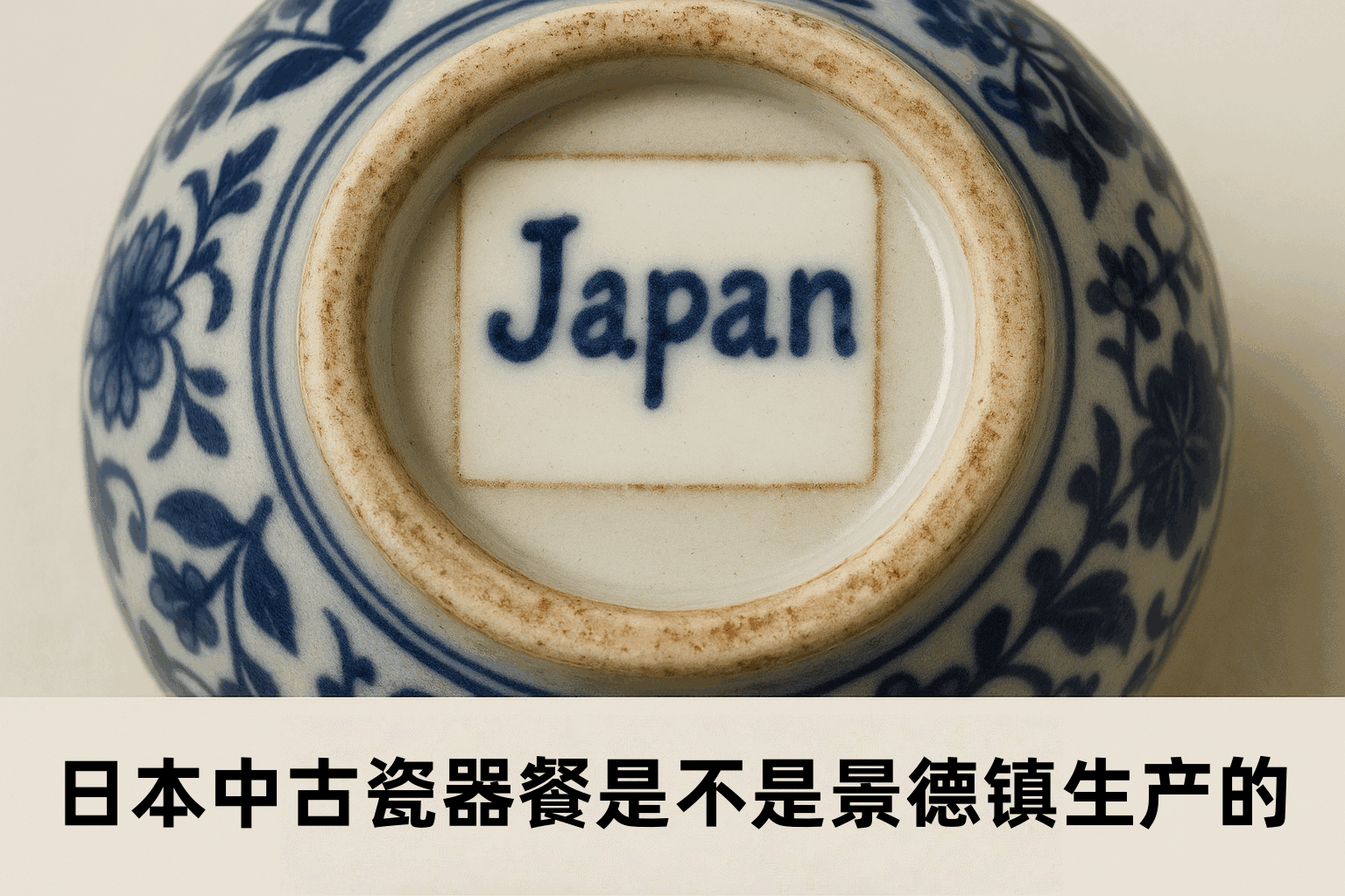 日本中古陶瓷餐是不是景德镇生产的？80%的人都猜错了！
