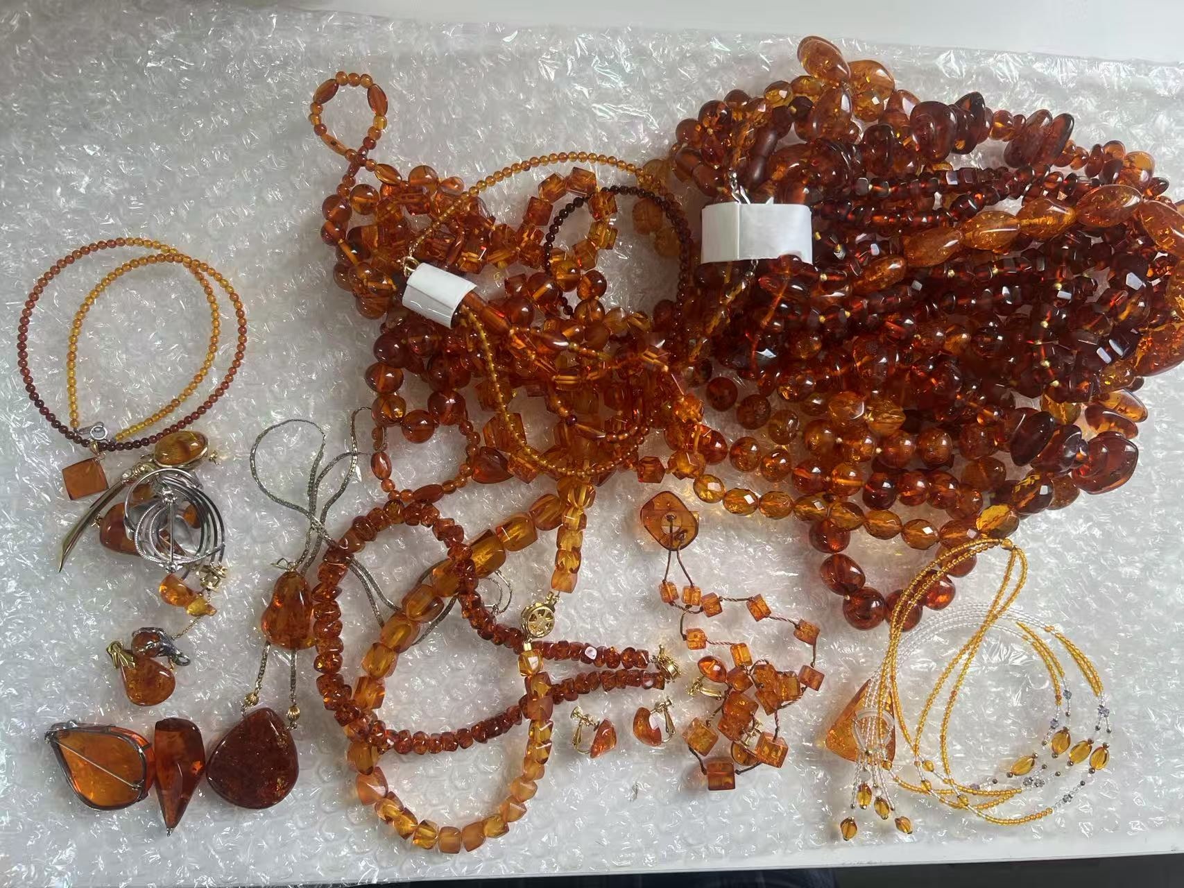 日本代购代拍开箱测评:紫水晶与琥珀首饰真实质感全解析