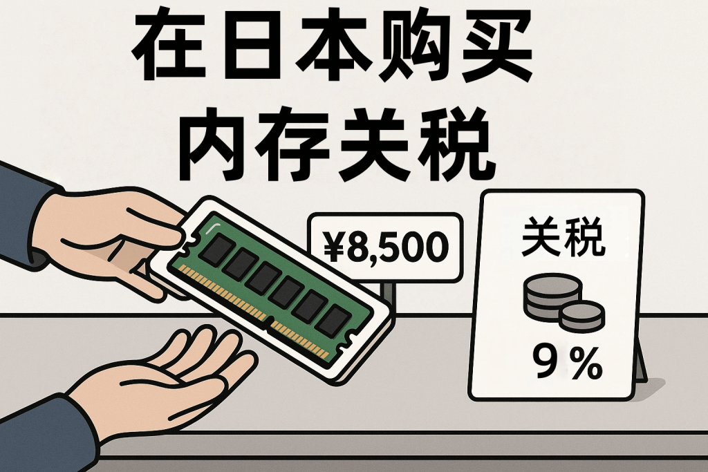 日本海淘买内存，到底值不值？算完关税后的答案惊人！_樱花直邮