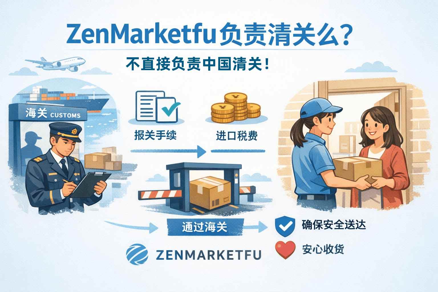 揭秘日本转运:ZenMarket负责清关么?被税了到底找谁?