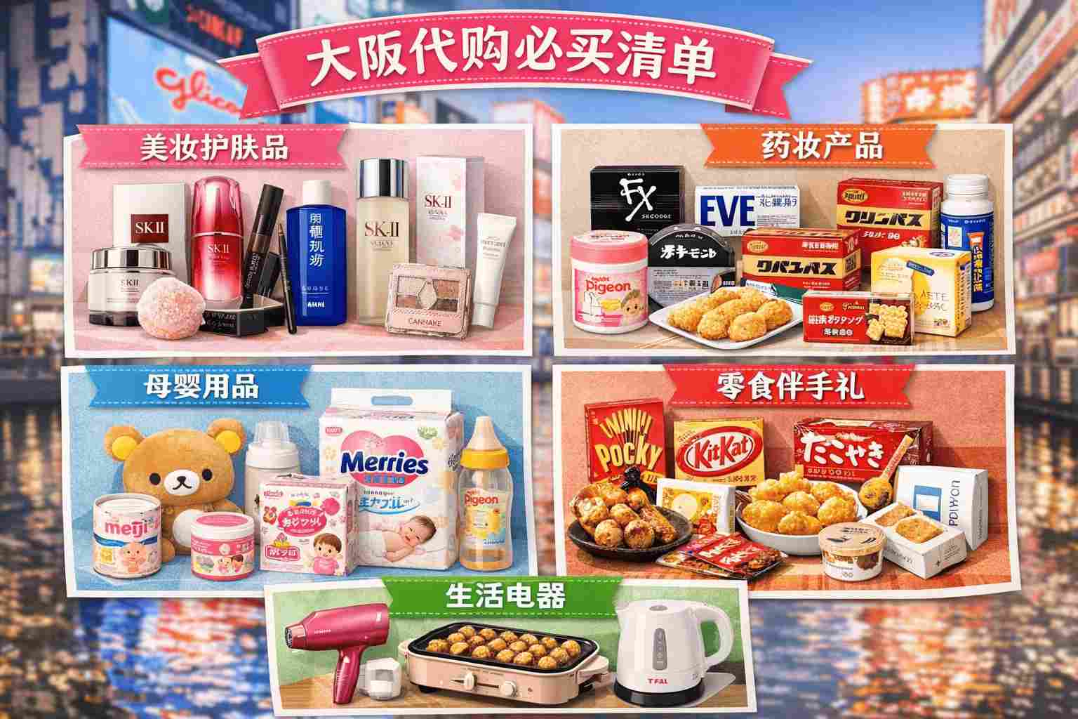 大阪代购什么东西好？资深买手私藏清单Top15，美妆低至5折+关西限定零食！
