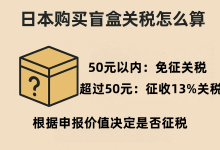 深度解析：日本购买盲盒关税怎么算？内含手把手计算实例与海关最新抽检趋势（2025玩家必备）_樱花直邮