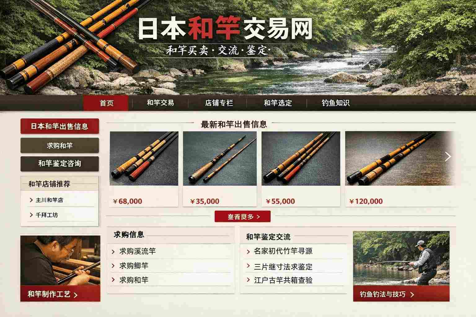 日本和竿交易网站有哪些？资深钓友推荐这几种平台