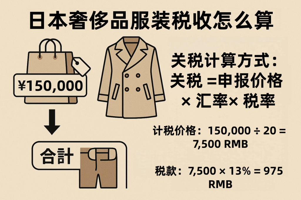 日本奢侈品服装税收怎么算?不想被税多花钱,这些细节必须知道_樱花直邮