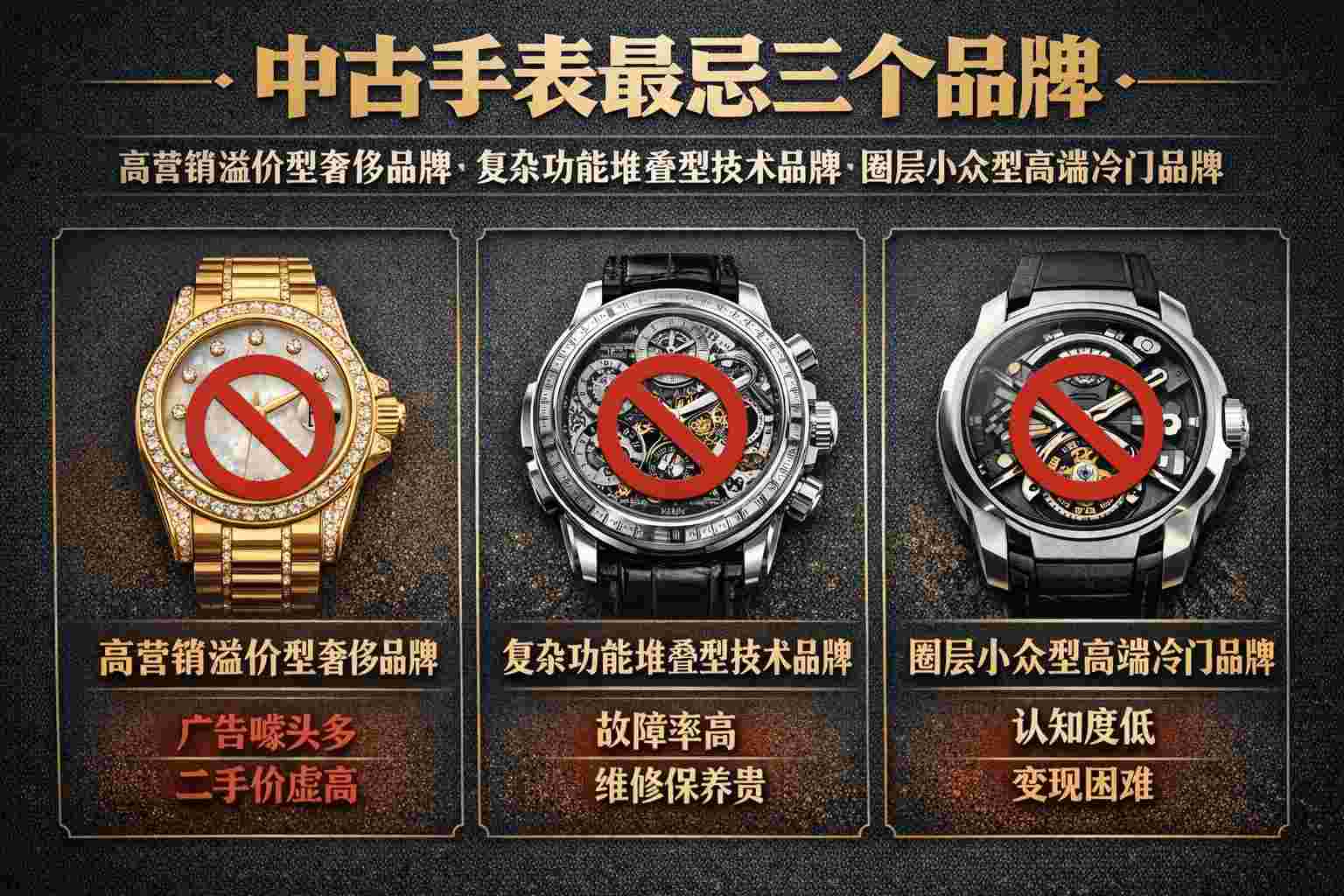 专柜价越高，二手越坑？“中古手表最忌三个品牌”颠覆你的购表认知
