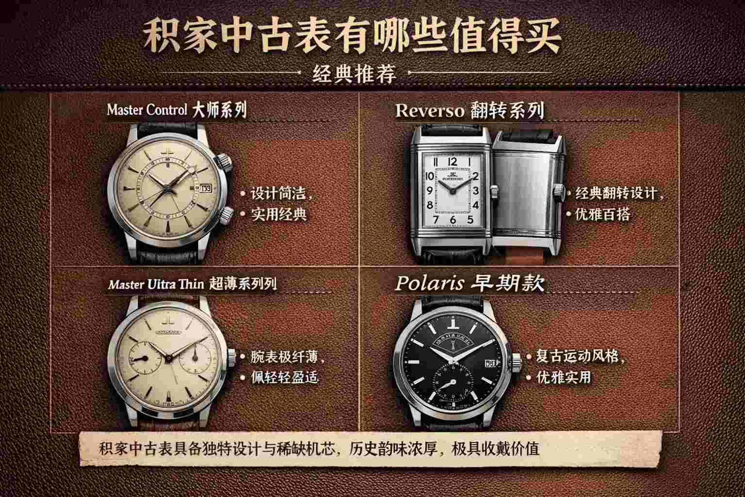 别再问积家中古表有哪些值得买！看完这篇直接省下一半预算