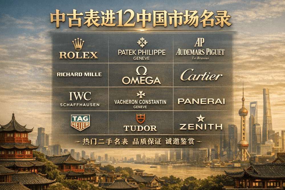 中古表进12中国市场名录场:二手腕表如何从“水货”变“硬通货”?