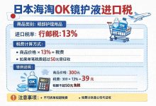 海淘族注意！日本OK镜护理液进口税新变动，这些细节千万别忽略_樱花直邮
