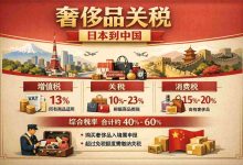 奢侈品关税日本到中国全解:手把手教你算清省下的钱_樱花直邮