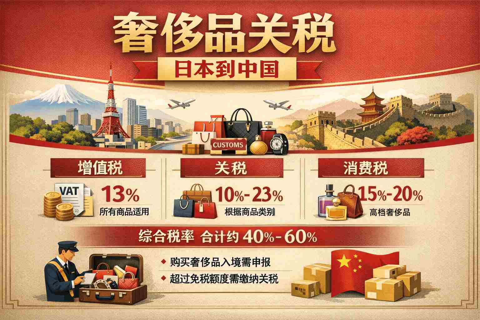 奢侈品关税日本到中国全解:手把手教你算清省下的钱