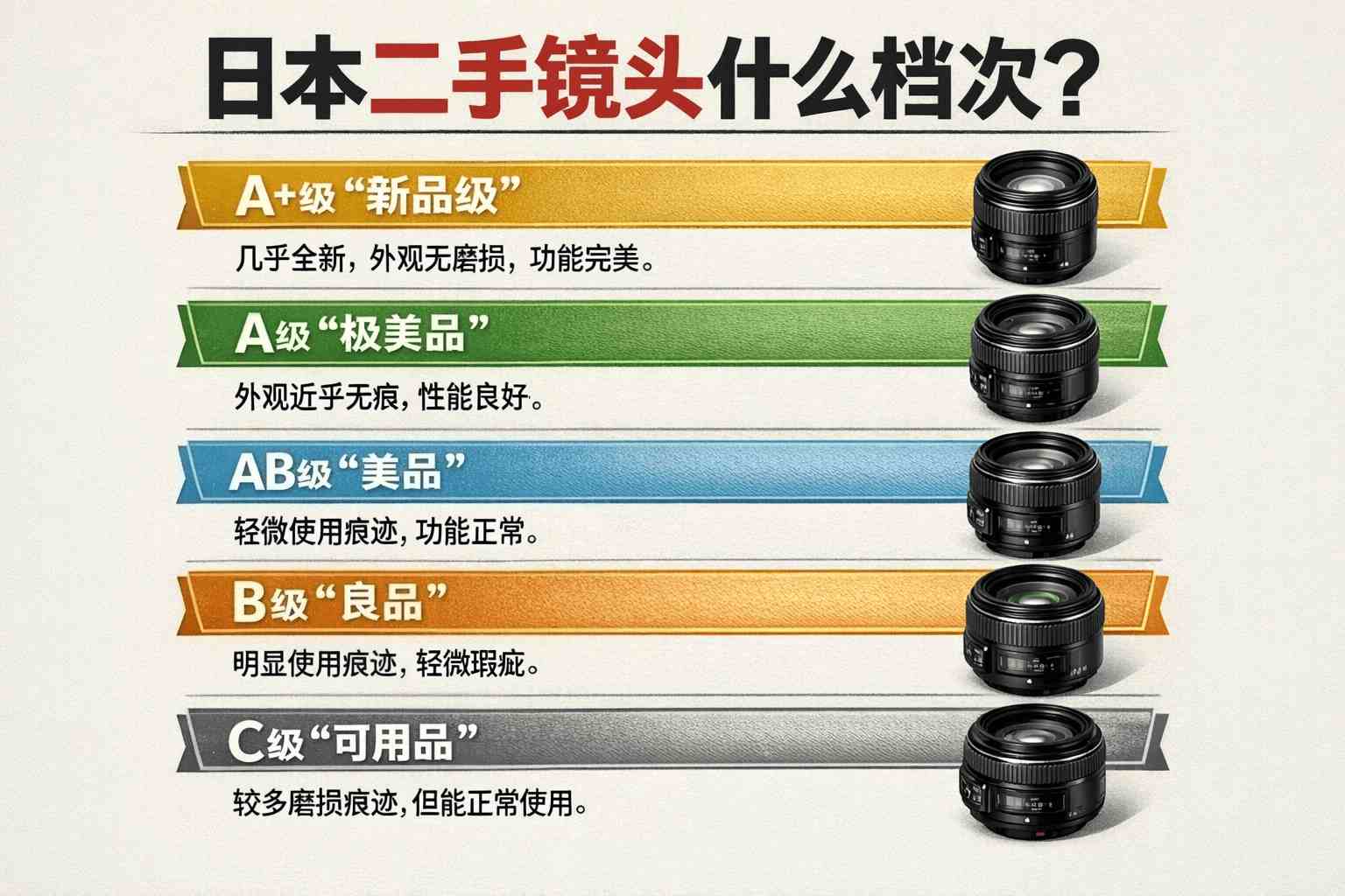 “花50%的钱，买90%的性能！揭秘日本二手镜头到底什么档次？”