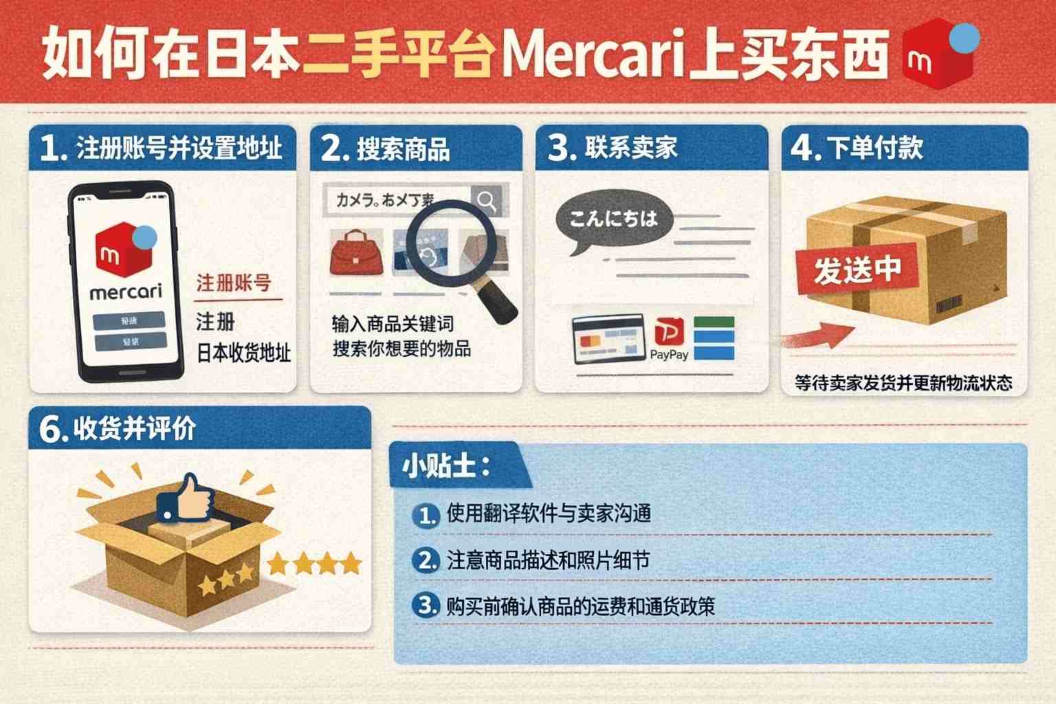 如何在日本煤炉上买东西？手把手教你避开关封号、拒单、支付难题