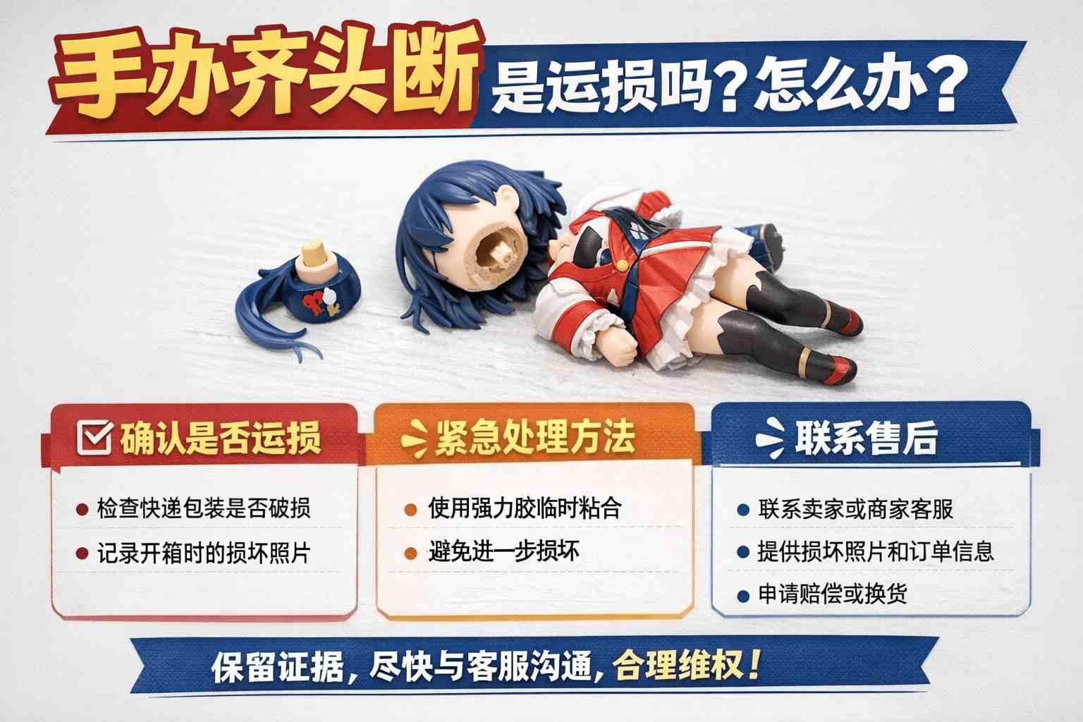 手办齐头断是运损吗怎么办？从拍照到理赔，一套“证据链”把成功率拉到92%