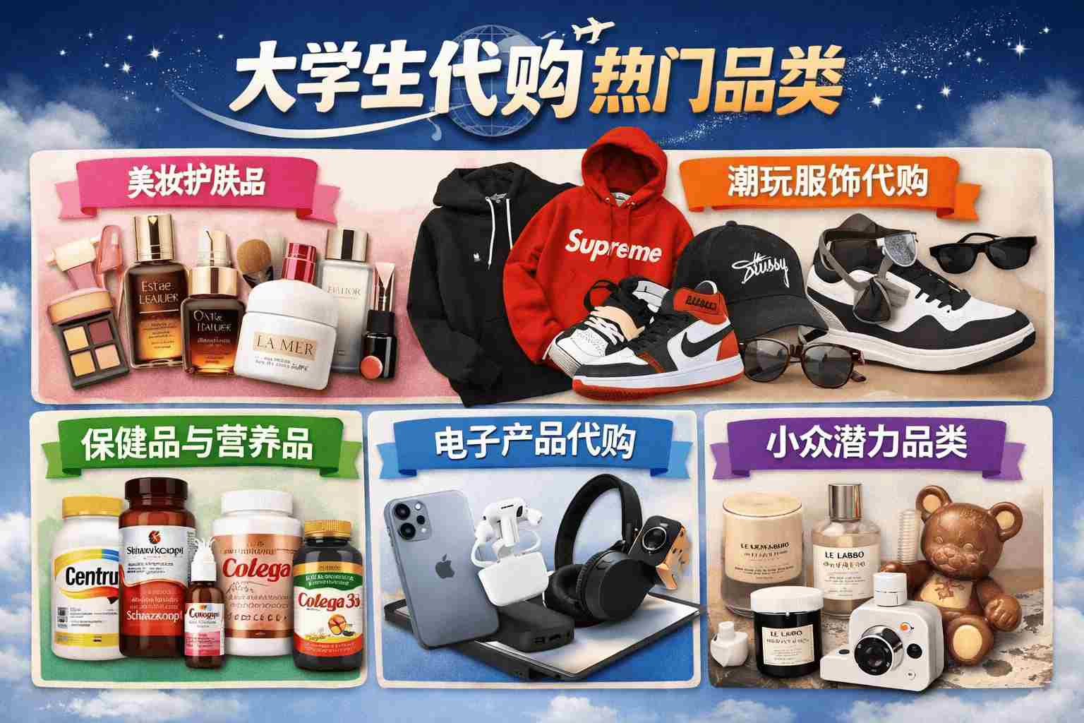 现在大学生国外代购买什么？美妆护肤占42%！这份复购率60%的爆款清单请收好