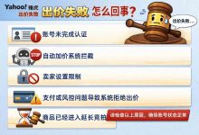 雅虎拍卖出价失败怎么回事?系统提示背后,可能藏着这4个“拦路虎”_樱花直邮