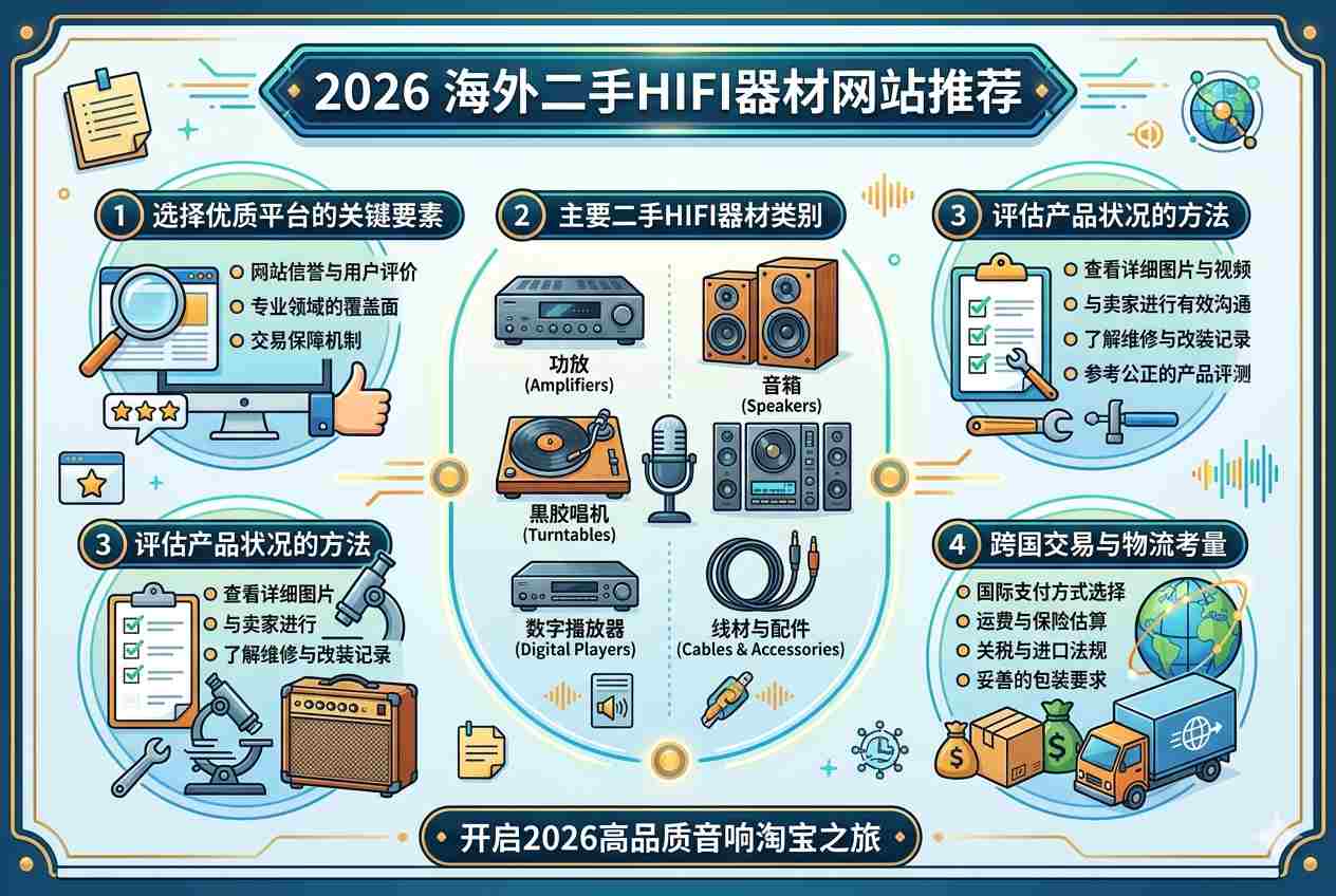2026海外二手HiFi器材网站推荐：这4个平台让经典器材触手可及