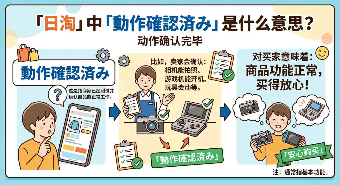 别再被“动作为确认済み”骗了！日本海淘必懂标签全解析