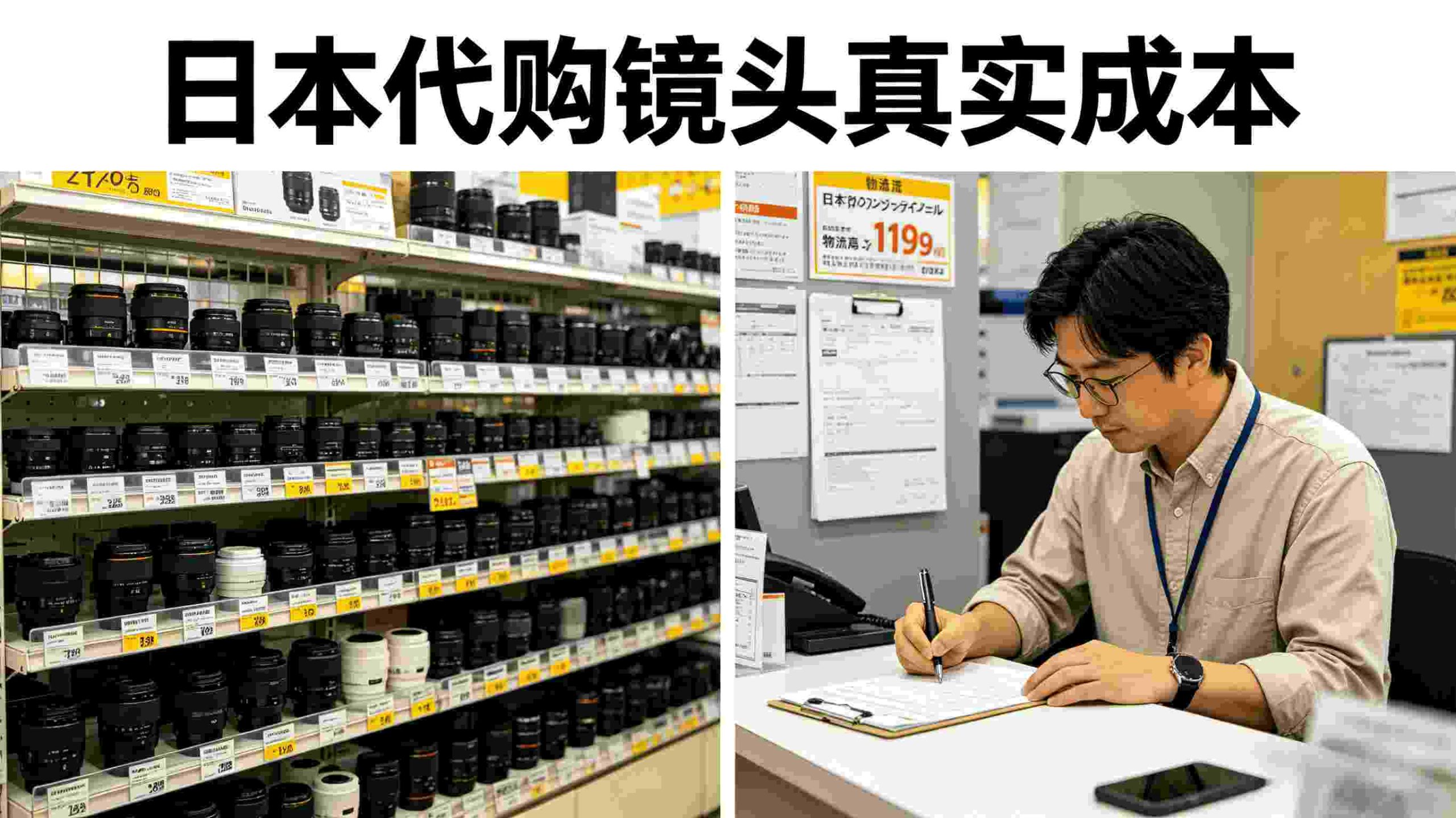 日本代购镜头的真实成本：运费+关税+售后，算清再下单