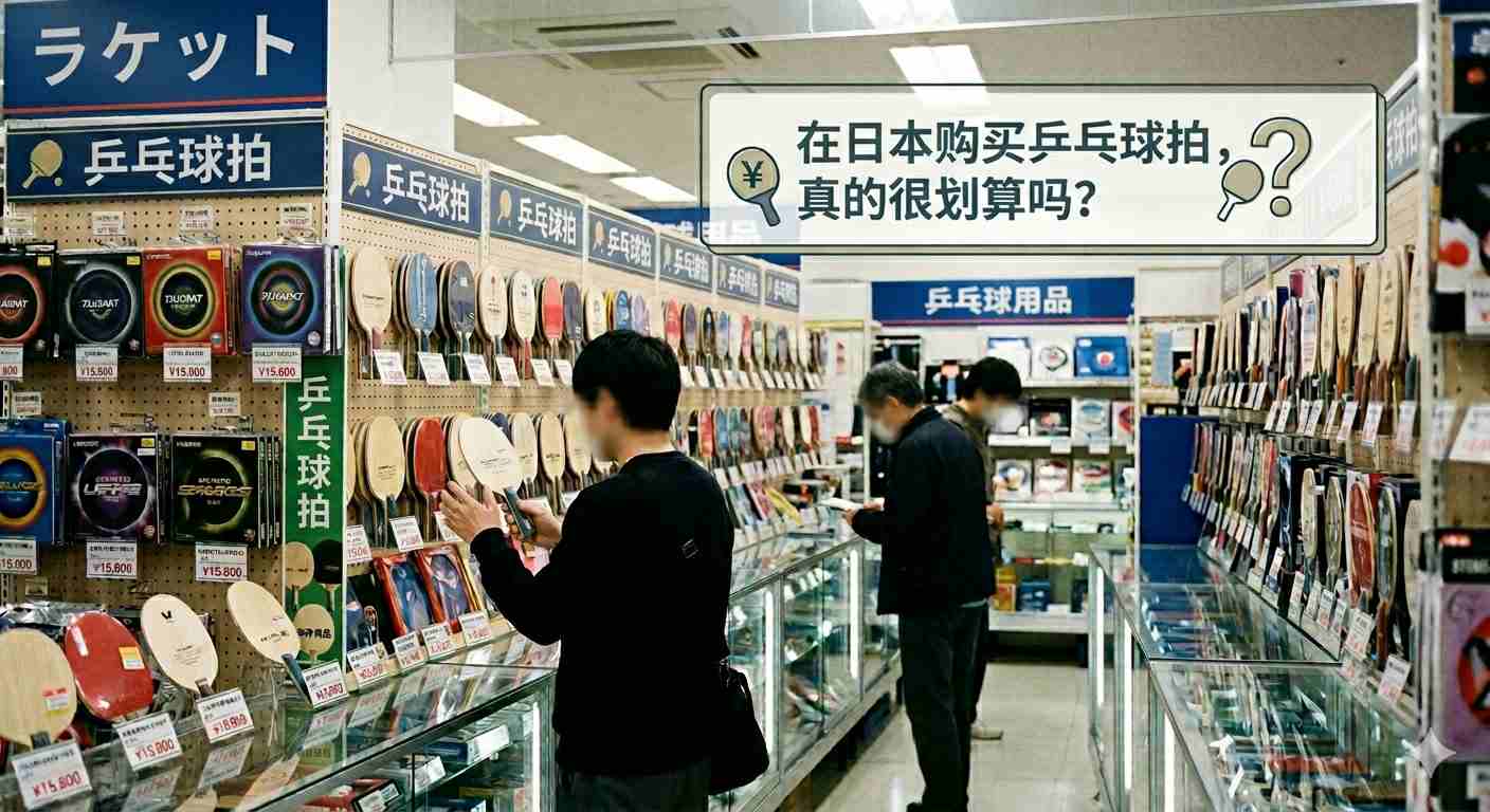 日本代购乒乓球拍划算吗高端省30%,低端别买
