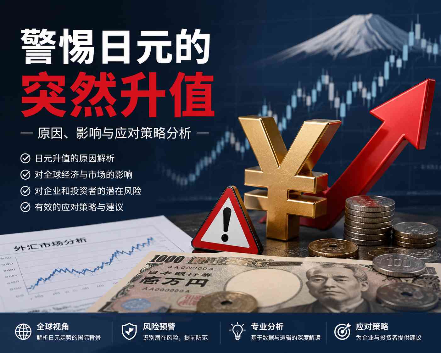 警惕日元的突然升值投资与出行需注意的风险