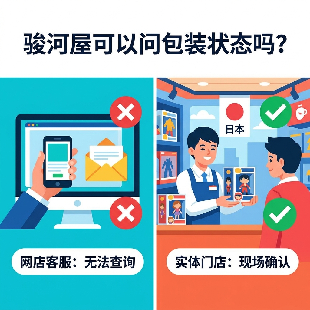 骏河屋可以问包装状态吗
